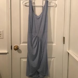 NWOT mid-length bodycon cross back dress